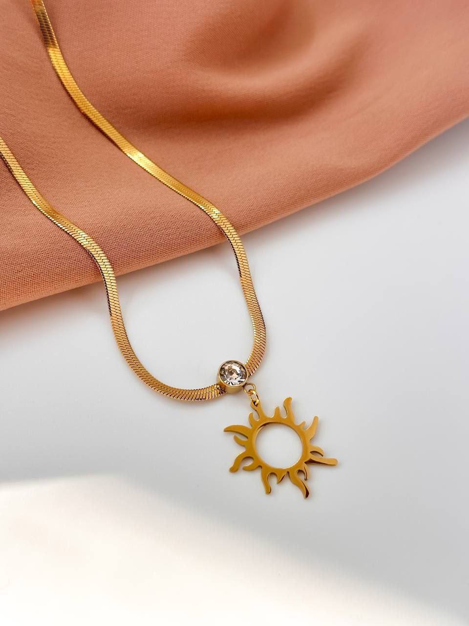 Golden Sun Necklace