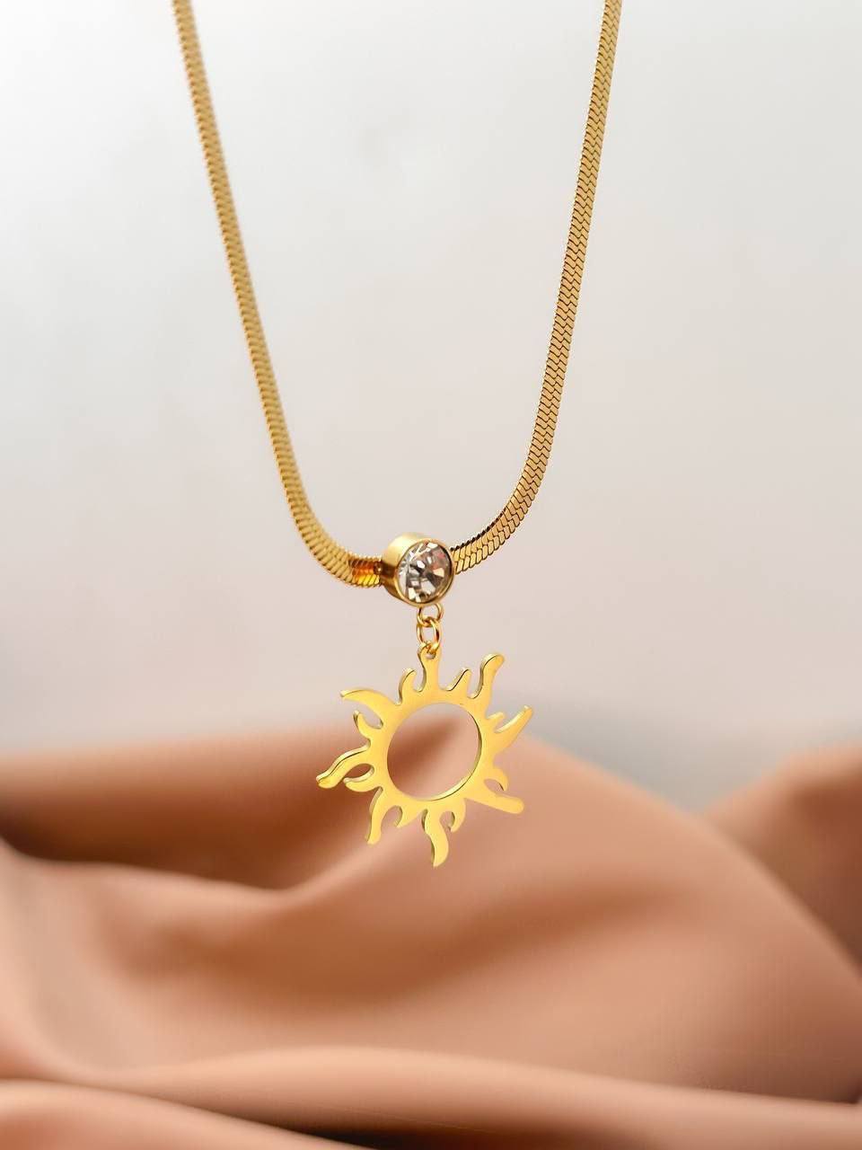 Golden Sun Necklace