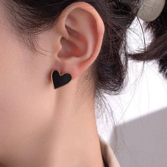 Black Hearts earrings